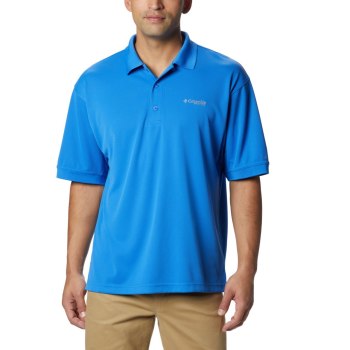 Columbia Polo Heren, PFG Perfect Cast Blauw, 29MPUSLXG